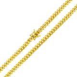 Italian 14k Yellow Gold Solid Miami Cuban Chain Necklace 28" 6mm 77.5 grams - 28" 77.5 grams
