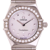 Omega Ladies Constellation Stainless Steel And Diamonds Quartz
