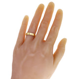 14k Yellow Gold Ice Cube Square Ring Band Size 7.5 4.4mm 4.3 grams
