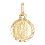 14k Yellow Gold St. Francis of Assisi Charm Pendant Small 14mmx8.8mm 0.4grams - Small