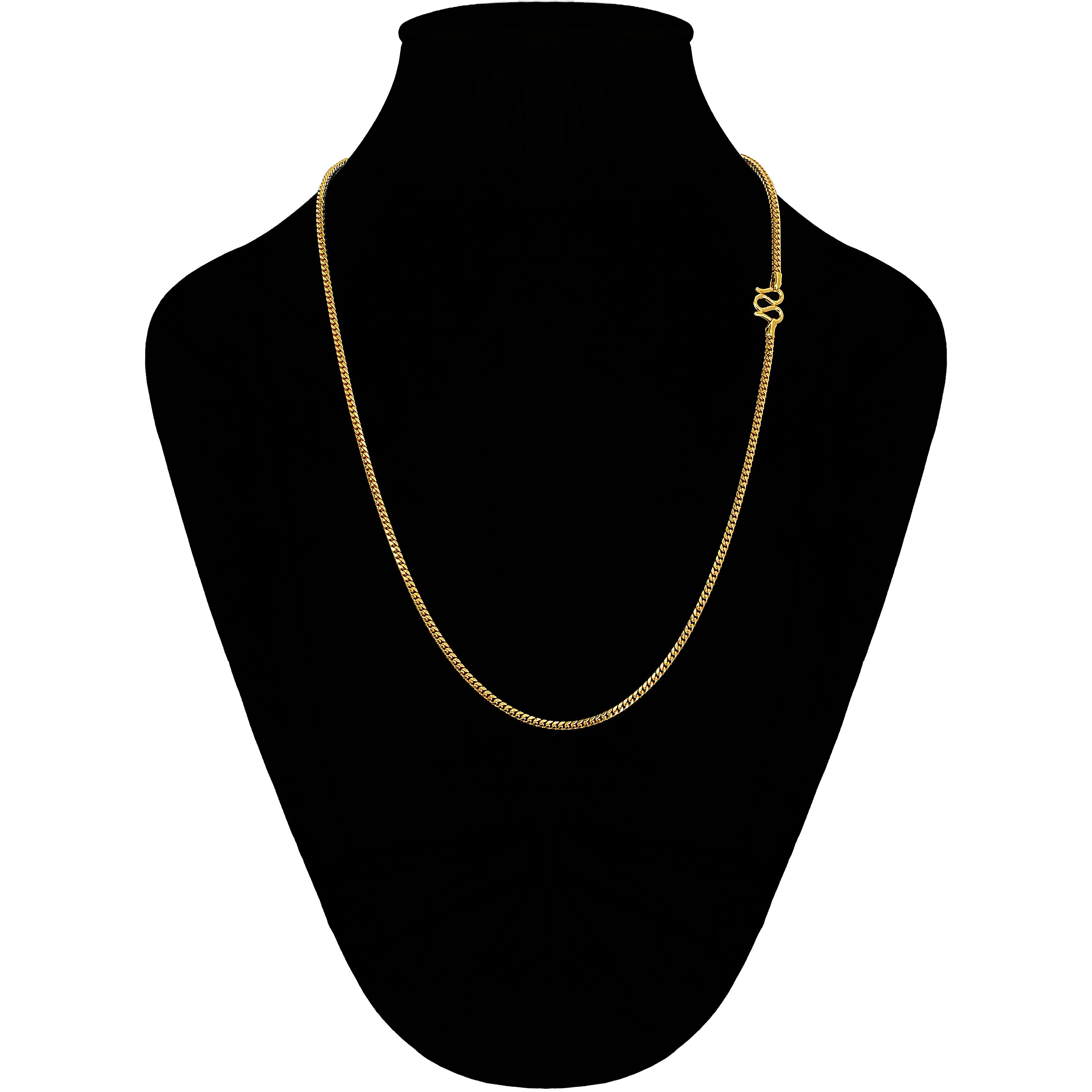 Italian 24k Yellow Gold Solid Franco Chain Necklace 20" 2mm 19.6 grams - 20" 19.6 grams