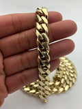 Men's 10k Yellow Gold Solid Heavy Miami Cuban Chain Necklace 26" 10.4mm 169g