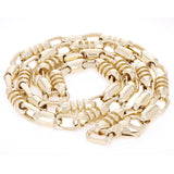 10k Yellow Gold Solid Handmade Link Chain Necklace 20" 7mm 77.6 grams - 20" 77.6 grams