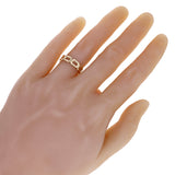 14k Yellow Gold Wide Hexagon Stackable Ring Size 8 5.7mm 4.2 grams