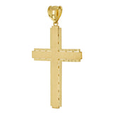 14k Yellow Gold Diamond Cut Lion Face Lion Head Charm Pendant 6.9 grams