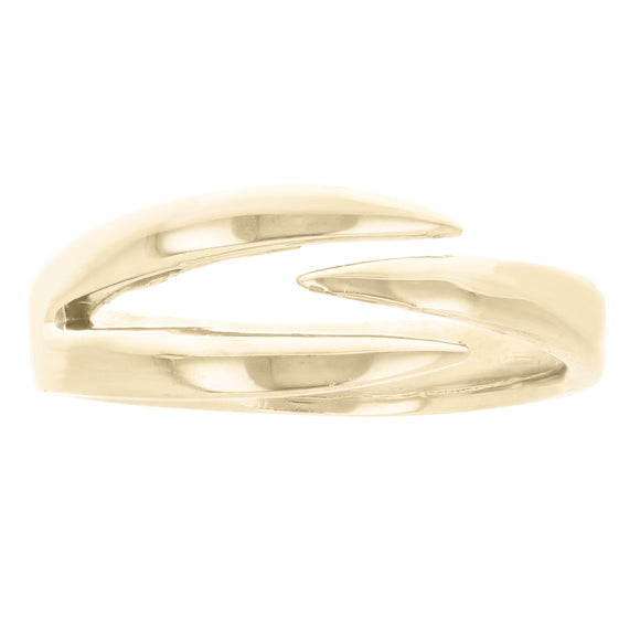 14k Yellow Gold Stackable Claw Ring 3.3 grams Size 6.75 - Yellow,Size 6.75