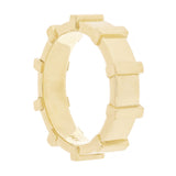 14k Yellow Gold Protrude Bar Ring Band Size 8 - 5.9mm 8.7 grams