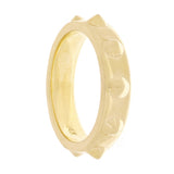 14k Yellow Gold Spike Ring Size 8 - 4.9mm 7.9 grams