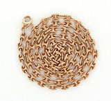 10k Yellow Gold Solid Handmade Fashion Link Necklace 22" 6.1mm 60.2 grams - 22" 60.2 grams