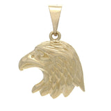 14k Yellow Gold Solid American Eagle Charm Pendant 1.25" 5.6 grams - Yellow