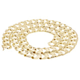 Men's 14k Yellow Gold Cuban Chain Link Necklace 24" 13.8mm 117 grams - 24"