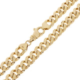 Men's 14k Yellow Gold Miami Cuban Link Necklace 20" 8mm 80.7 grams