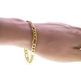Italian 10k Yellow Gold Hollow Miami Cuban Chain Bracelet 8" 6.8mm 11.3 grams