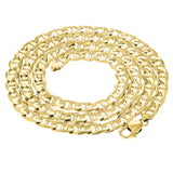10k Yellow Gold Solid Anchor Mariner Link Chain Necklace 20" 7.7mm 46.7 grams - Yellow,20"