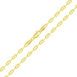 Italian 14k Yellow Gold Mariner Chain Chain Necklace 18" 3.5 mm 13.6 grams - 18" 13.6 grams