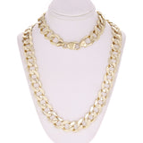 Men's 10k Solid Yellow Gold Flat Cuban Necklace Chain 20" 12.5mm 89 grams - Yellow,20"