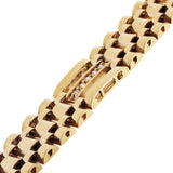 Men's 14k Yellow Gold 0.65ctw Diamond Watch Link Bracelet 8" 10.7mm 32.7 grams - Yellow  8"  10.7mm  0.65ctw  32.7grams