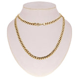Men's 14k Yellow Gold Miami Cuban Link Necklace 20" 8mm 80.7 grams - 20" 80.7 grams