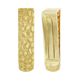 Men's 10k Yellow Gold Solid Nugget Money Clip Money Holder 1.8" 11.5 grams - Yellow