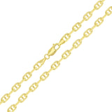 Italian 14k Yellow Gold Mariner Chain Chain Necklace 20" 5 mm 33.2 grams - 20" 33.2 grams