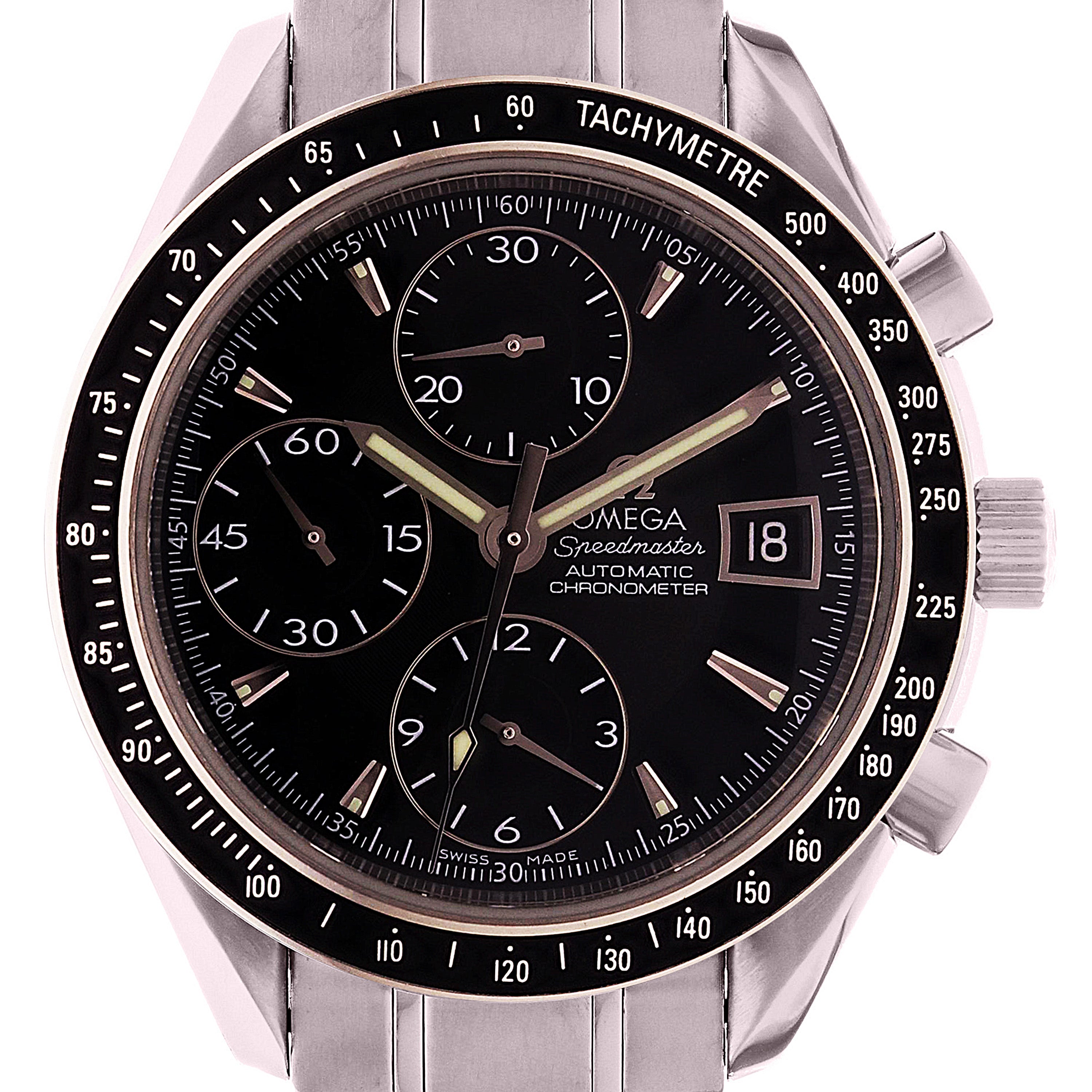 Omega Men's Speedmaster Chronometer Stainless Steel Automatic