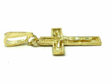 10k Yellow Gold Crucifix Cross Jesus Christ Religious Charm Pendant 1.2 grams