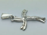 925 Sterling Silver Christian Jesus Christ Catholic Crucifix Cross Pendant