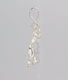 925 Sterling Silver Diamond Cut Animal Lion Charm Pendant 7.2 grams