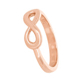 14k Rose Gold Infinity Ring Size 7 - Rose