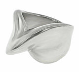 925 Sterling Silver Cocktail Overlap Ring Size 7