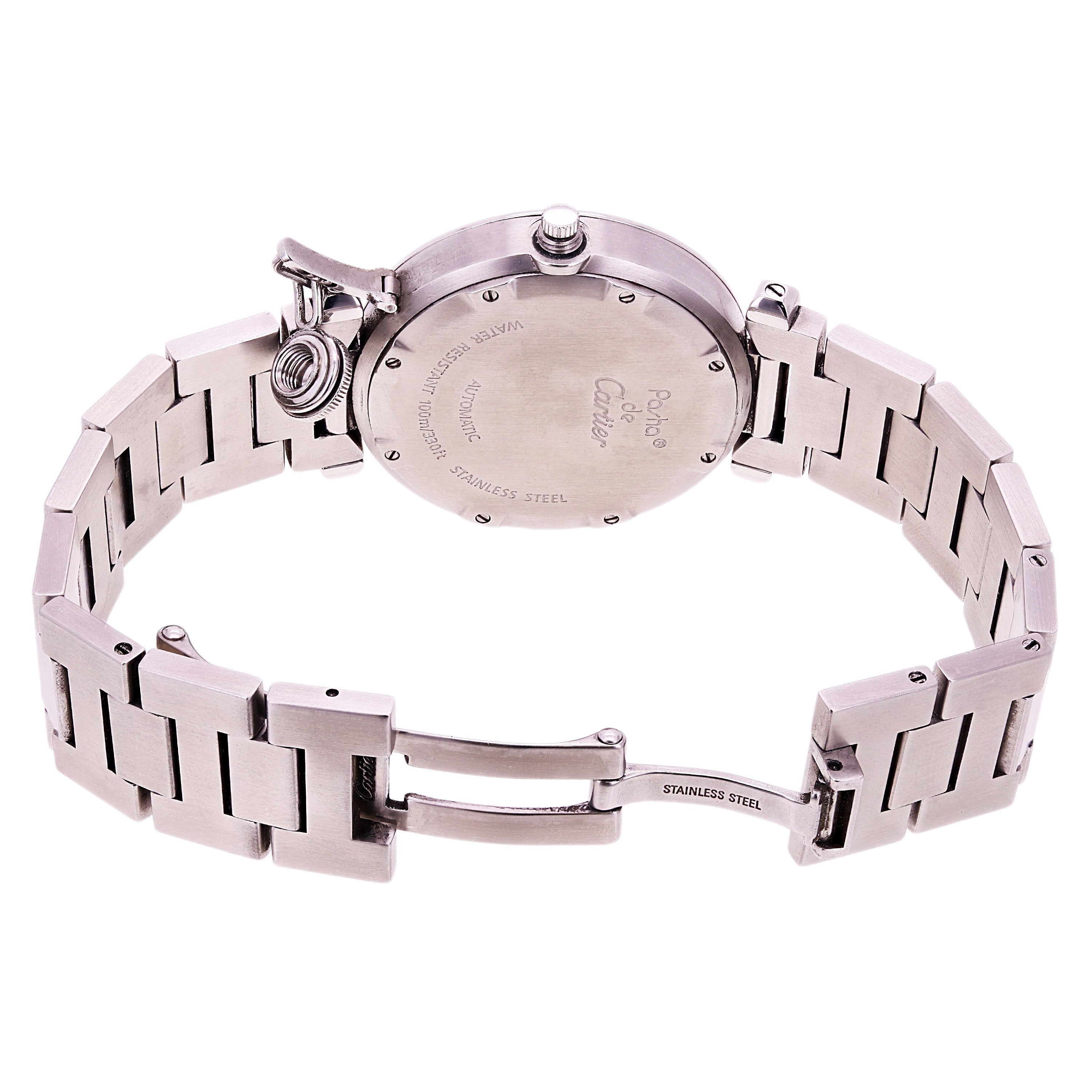 Cartier Unisex Pasha C Big Date Stainless Steel Automatic