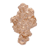 14k Rose Gold Solid Free Form Nugget Charm Pendant 1.1" 5 grams - Rose