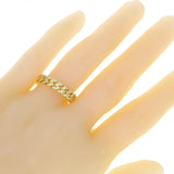 14k Yellow Gold Miami Cuban Ring Curb Link Band 5mm Size 6 - 4 grams - 6