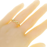 14k Yellow Gold Infinity Ring Size 7 - Yellow