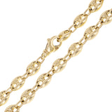 10k Yellow Gold Solid Gucci Mariner Link Chain Bracelet 7" 8.8mm 24 grams - 7"