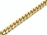 14k Yellow Gold Solid Miami Cuban Chain Bracelet 7" 11.5mm 74 grams