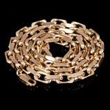 Italian 14k Yellow Gold Solid Heavy Link Chain Necklace 22" 5.5mm 80.6 grams - 5.5mm 22"
