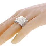 925 Sterling Silver Solid Heavy Nugget Style Ring Size 9 - Ring Size 9