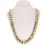 10k Yellow Gold Heavy Solid Miami Cuban Link Chain Necklace 22" 15mm 285.7 grams - 22" 285.7 grams