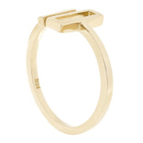 14k Yellow Gold Double Open Bar Ring 2.1 grams Size 6.5 - Yellow