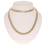 14k Yellow Gold Solid Heavy Miami Cuban Chain Necklace 18" 10mm 119 grams - 18" 119 grams