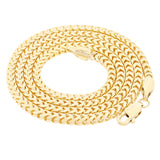 Men's Italian 14k Yellow Gold Solid Franco Chain Necklace 18" 2.6mm - 18"