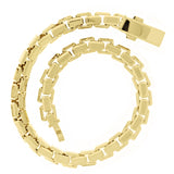 Italian 14k Yellow Gold Box Chain Bracelet 8.5" 5.7mm 14.8 grams