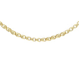 14k Yellow Gold Solid Handmade Fashion Link Necklace 20" 4.4mm 38.4 grams - 20" 38.4 grams