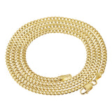 Italian 14k Yellow Gold Miami Cuban Chain Necklace 24" 2.5mm 13 grams - 24"