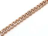 14k Rose Gold Miami Cuban Chain Bracelet 8.75" 9.7mm 54.8 grams