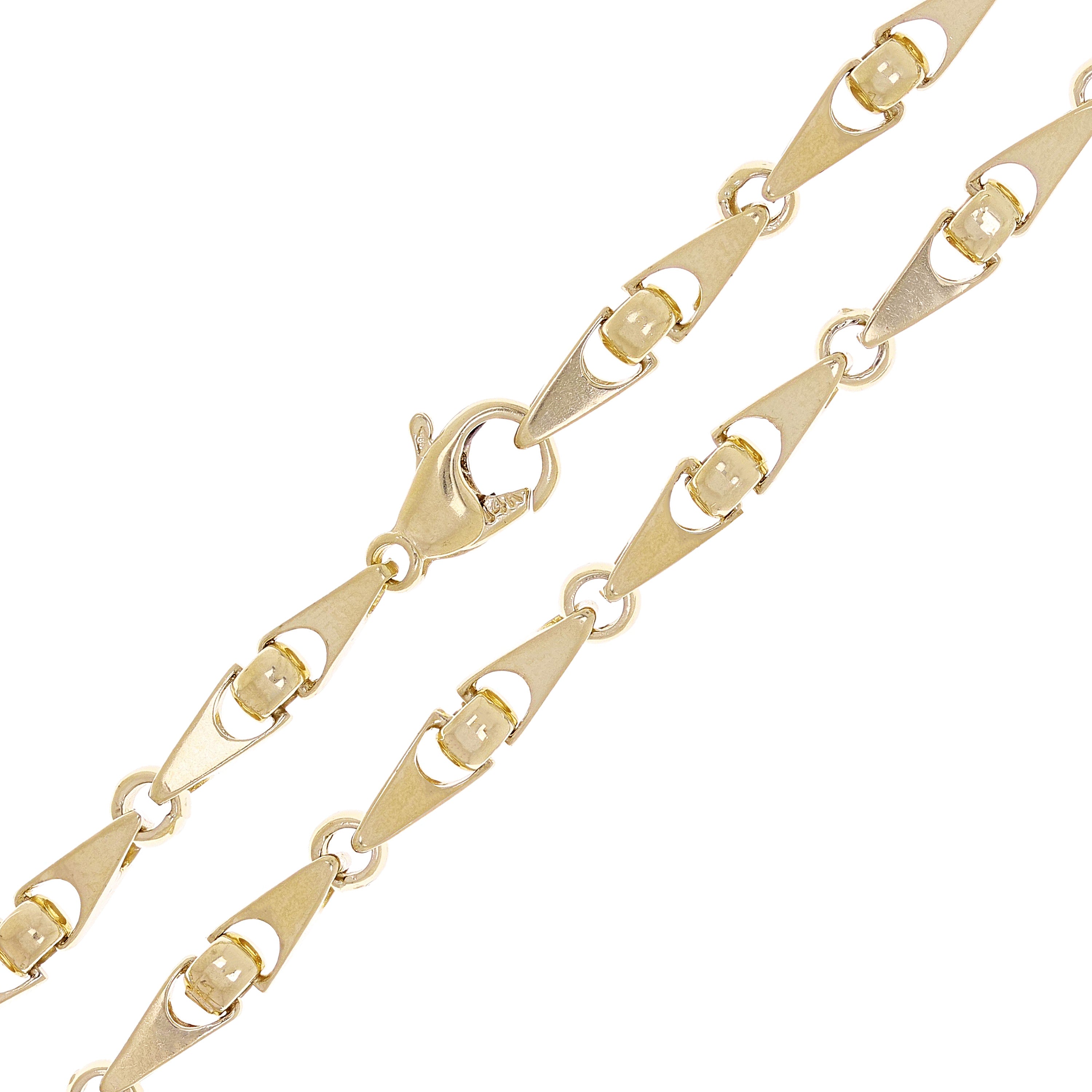 10k Yellow Gold Solid Handmade Link Chain Necklace 20" 5mm 44.5 grams - Yellow,20" 44.5 grams