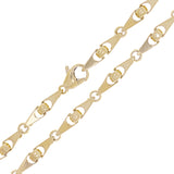 14k Yellow Gold Solid Handmade Link Chain Necklace 20" 5mm 50 grams - Yellow,20" 50 grams