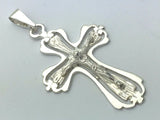 925 Sterling Silver Christian Jesus Christ Catholic Crucifix Cross Pendant