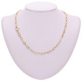 14k Yellow Gold Solid  Mariner Anchor Link Chain Necklace 20" - 28" 6.4mm